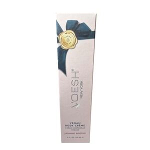 Voesh Vegan Body Creme Women 3oz Pink New Jasmine Soothe Moisturizing Lotion